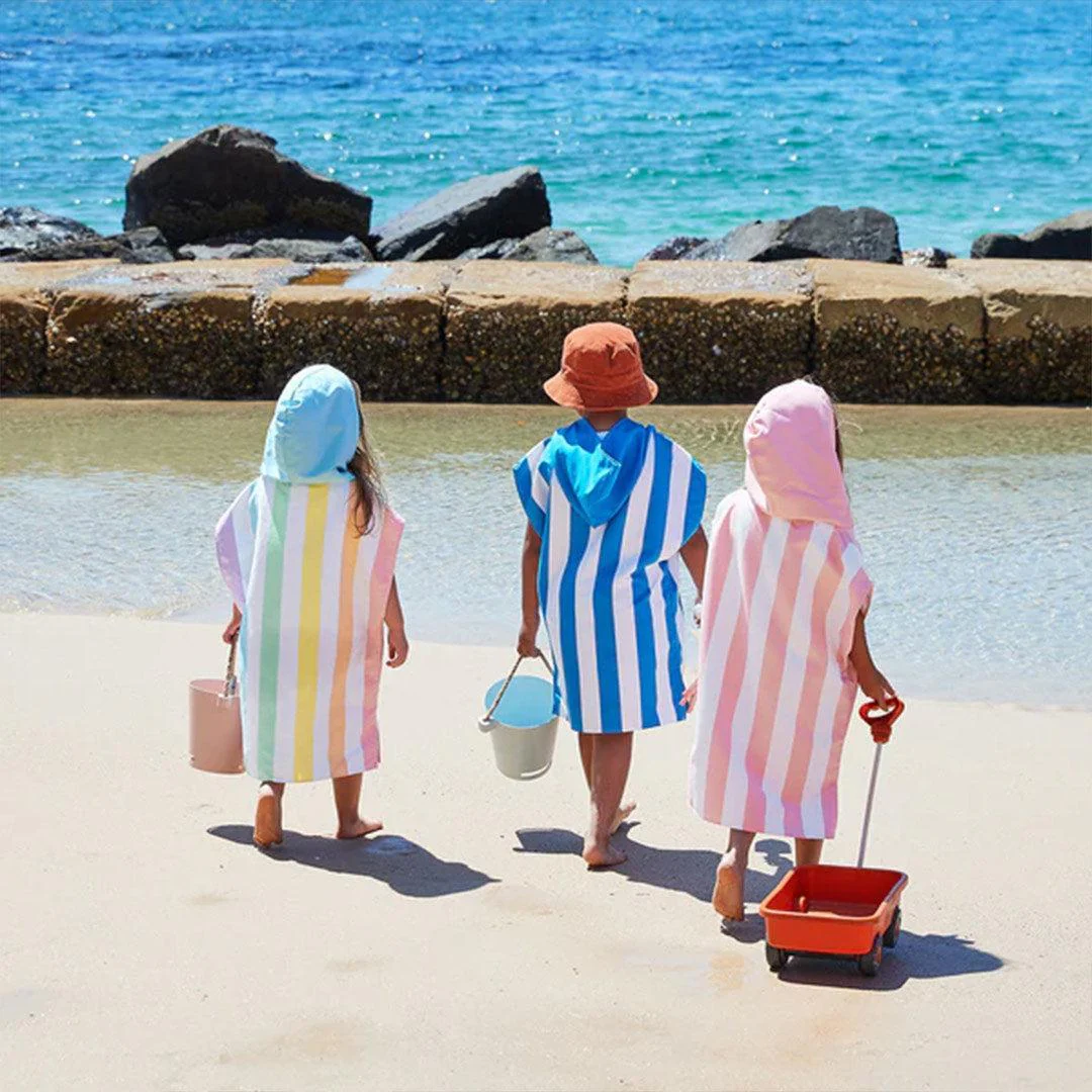 Dock & Bay Kid's Beach Poncho - Malibu Pink - Image 7
