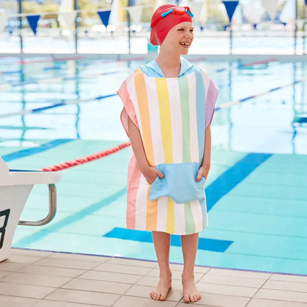 Dock & Bay Kid's Beach Poncho - Unicorn Waves - Image 9