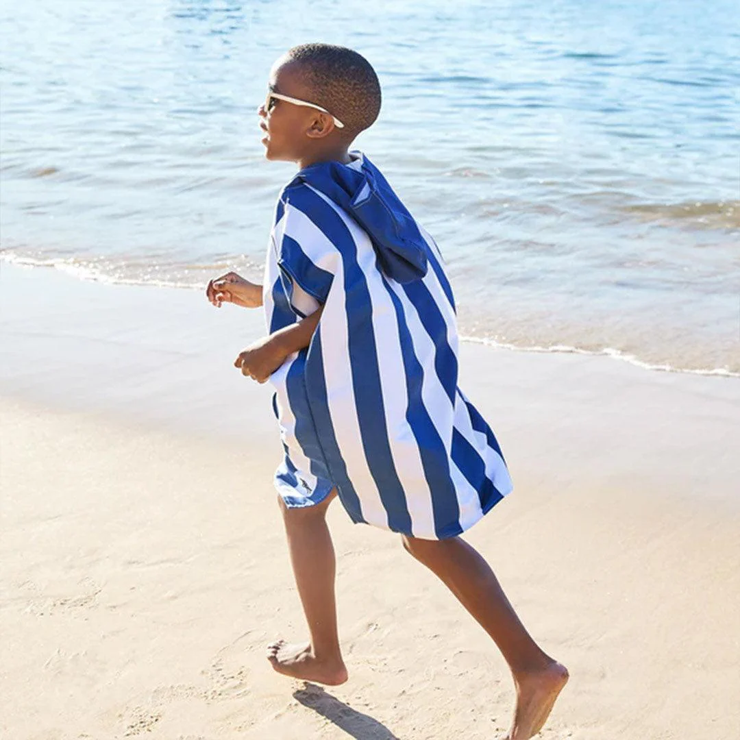 Dock & Bay Kid's Beach Poncho - Whitsunday Blue - Image 9